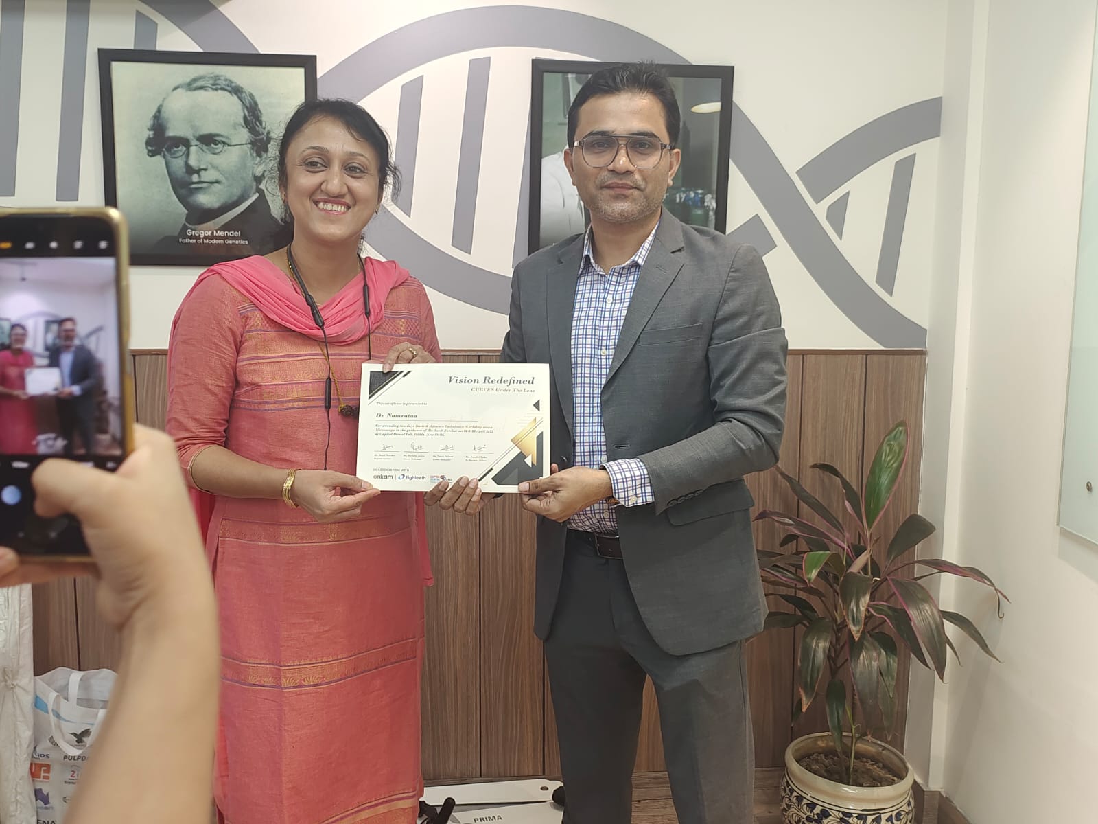 Certificate ceremony